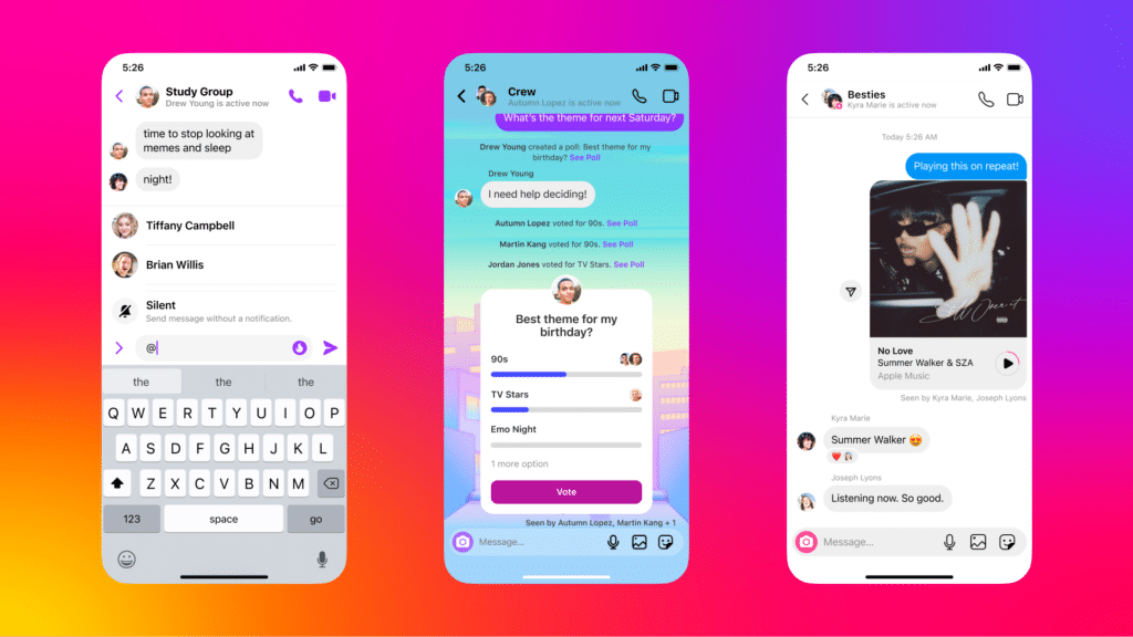 Messaging and Chat Features