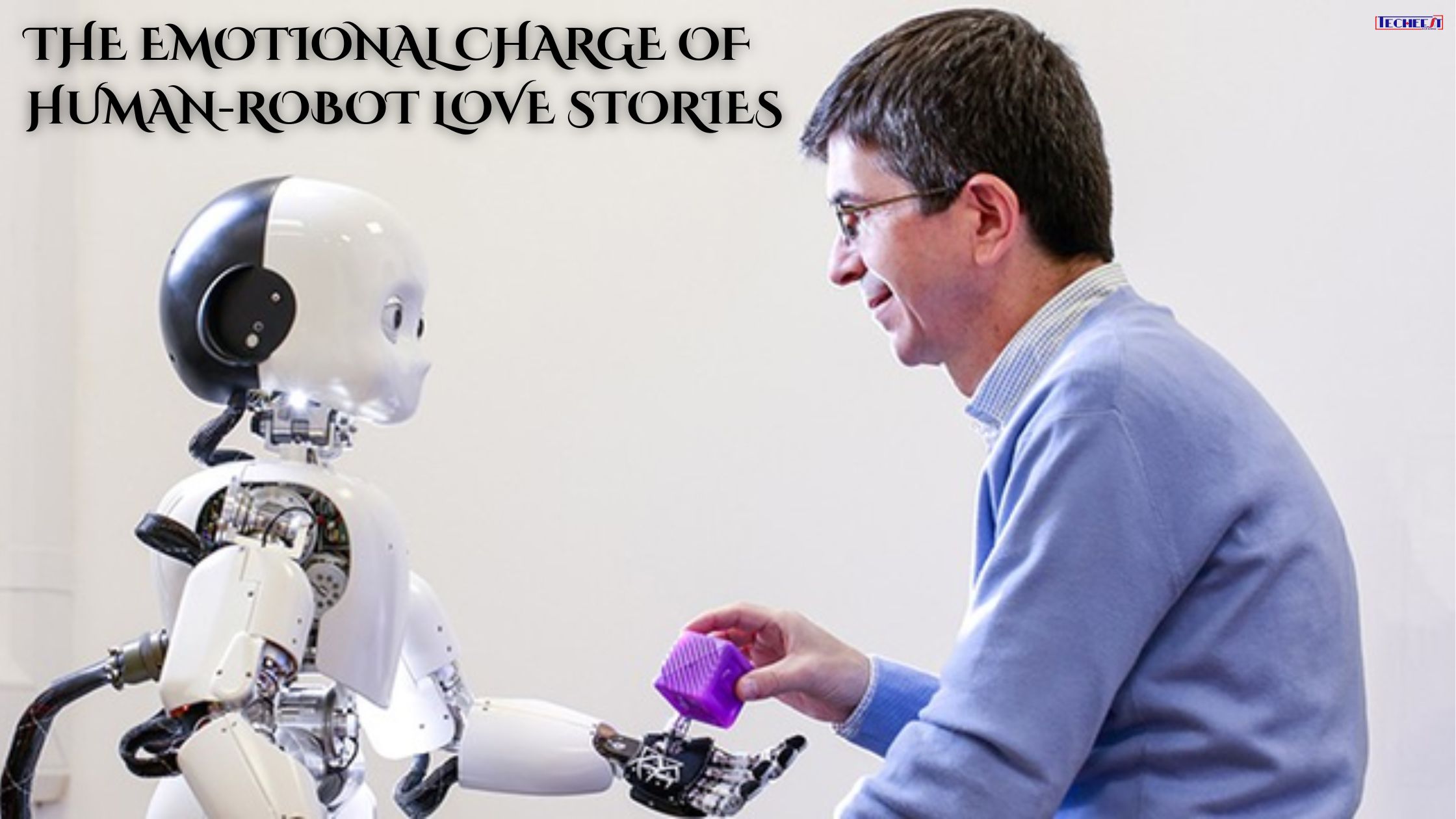 The Emotional Charge of Human-Robot Love Stories